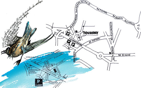 Plan Théâtre Tursky - Marseille
